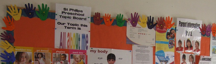 St Philip's preschool beechcroft banner